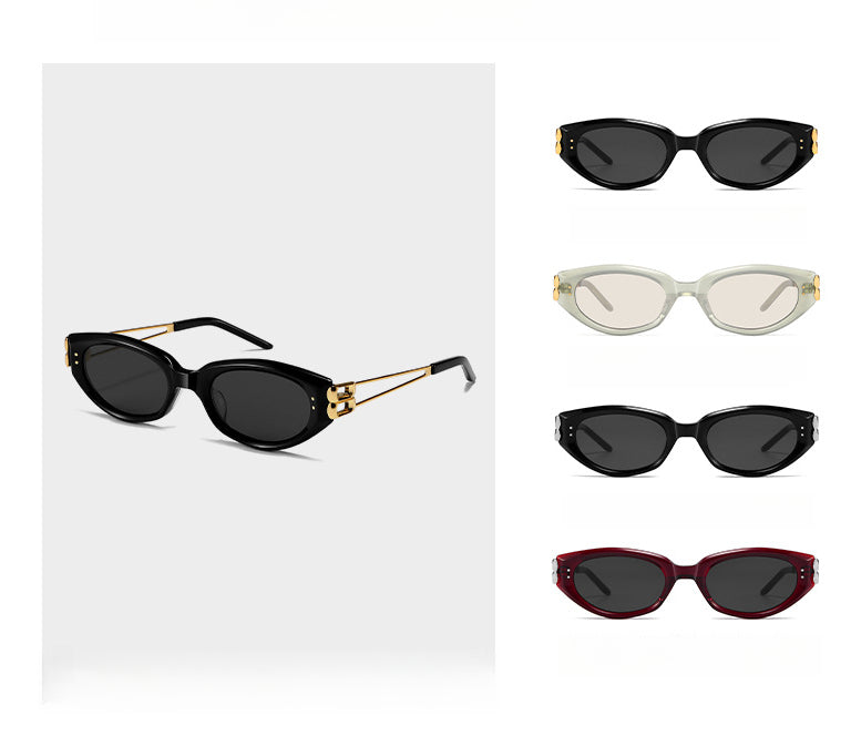 Cat Eye Sunglasses Premium Acetate Frame Unisex UV Protection Driving Beach Vacation