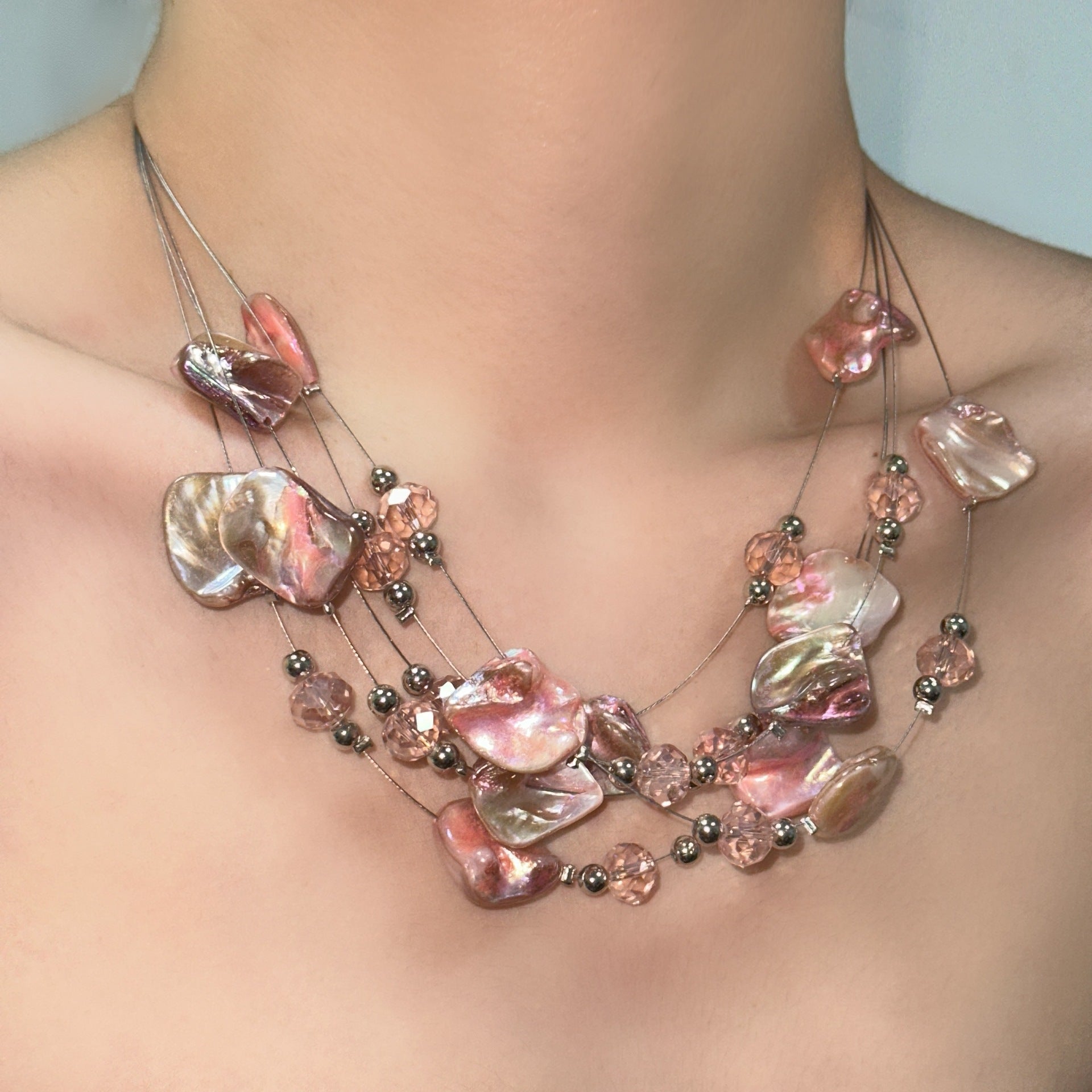 Spice Girl Irregular Golden Shell Multilayer Vintage Necklace