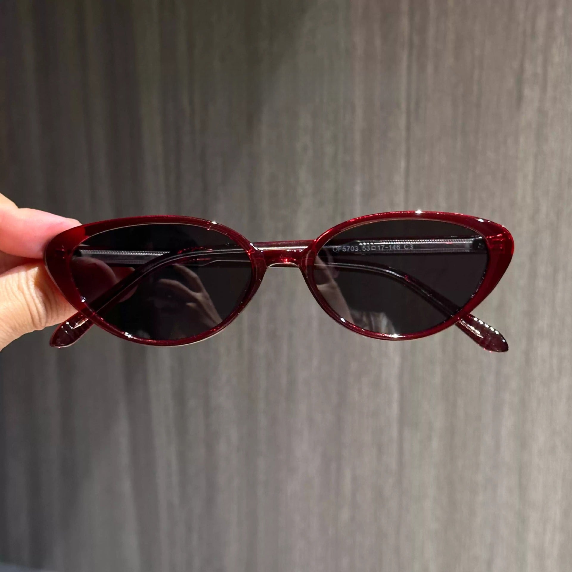 Cat Eye Sunglasses Women Lightweight UV Protection Oversized Face Slimming Sun Glasses Fashion Trendy